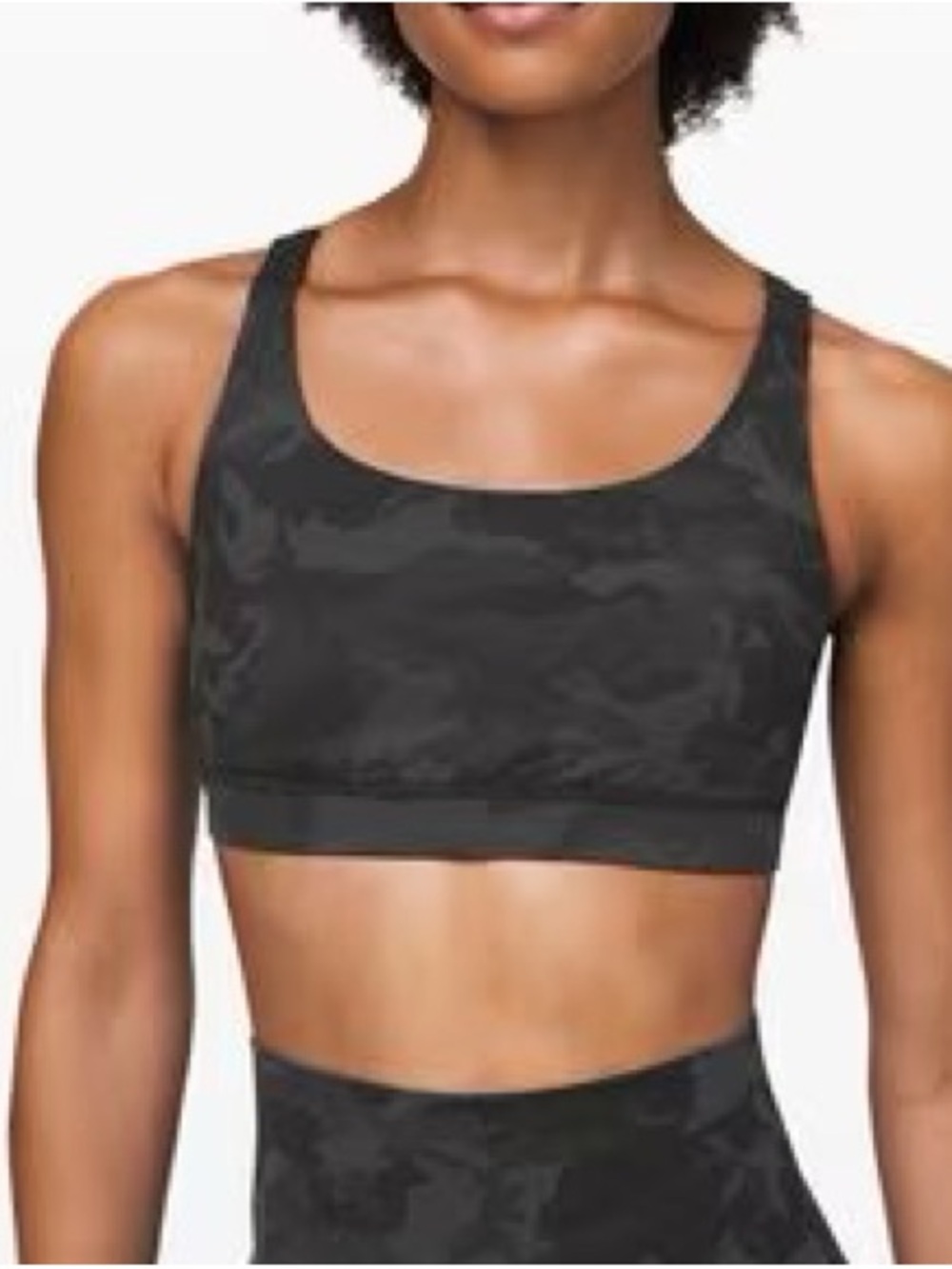 Black Camo lululemon Energy Bra